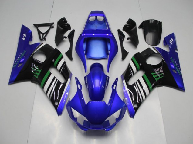 Blue Monster 1998-2002 Yamaha YZF R6 Motorcycle Fairings Blue Monster 1998-2002 Yamaha YZF R6 Motorcycle Fairings