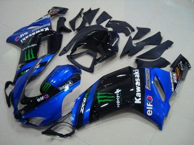 Blue Monster 2007-2008 Kawasaki ZX6R Motorcycle Fairings
