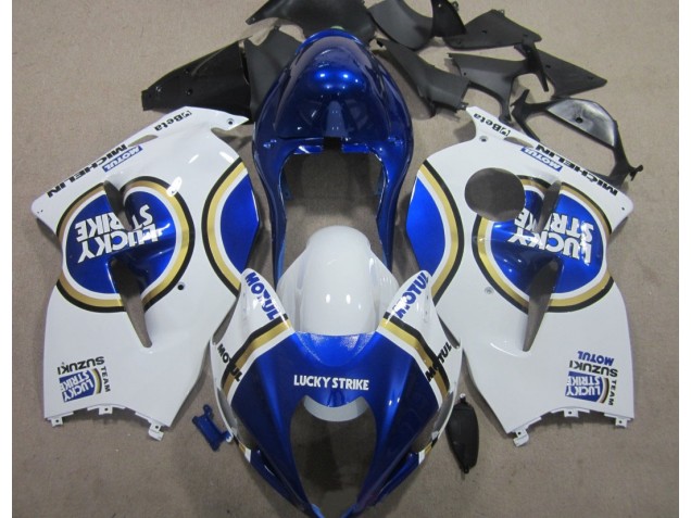 Blue Motul White Lucky Strike 1996-2007 Suzuki GSXR 1300 Hayabusa Motorcycle Fairings Blue Motul White Lucky Strike 1996-2007 Suzuki GSXR 1300 Hayabusa Motorcycle Fairings