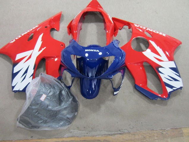Blue Red 1999-2000 Honda CBR600 F4 Motorcycle Fairings Blue Red 1999-2000 Honda CBR600 F4 Motorcycle Fairings