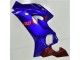 Blue Red 2017-2021 Yamaha YZF R6 Motorcycle Fairings