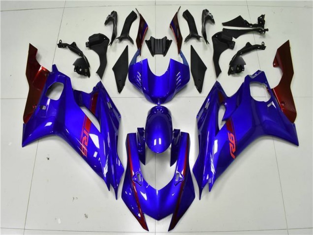 Blue Red 2017-2021 Yamaha YZF R6 Motorcycle Fairings