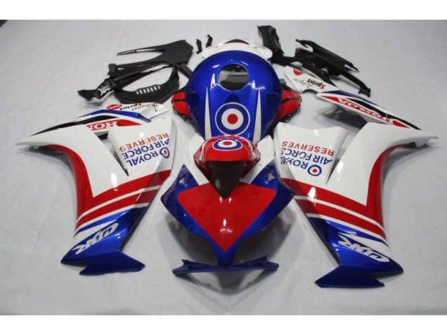 Blue Red Royal Air Force Reserves 2012-2016 Honda CBR1000RR Motorcycle Fairings Blue Red Royal Air Force Reserves 2012-2016 Honda CBR1000RR Motorcycle Fairings