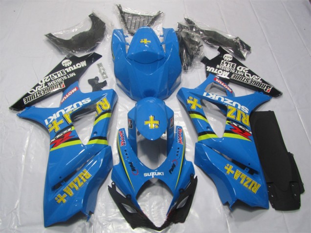 Blue Rizla 2007-2008 Suzuki GSXR 1000 Motorcycle Fairings Blue Rizla 2007-2008 Suzuki GSXR 1000 Motorcycle Fairings