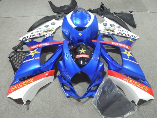 Blue Rockstar 2007-2008 Suzuki GSXR 1000 Motorcycle Fairings Blue Rockstar 2007-2008 Suzuki GSXR 1000 Motorcycle Fairings