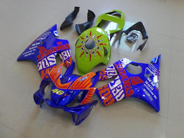 Blue Rossi 2001-2003 Honda CBR600 F4i Motorcycle Fairings Blue Rossi 2001-2003 Honda CBR600 F4i Motorcycle Fairings
