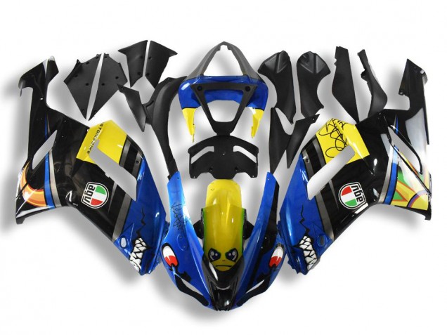 Blue Shark 2007-2008 Kawasaki ZX6R Motorcycle Fairings Blue Shark 2007-2008 Kawasaki ZX6R Motorcycle Fairings