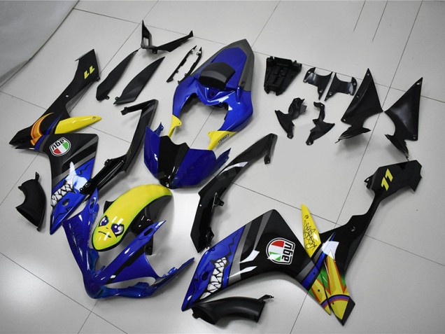 Blue Shark 2007-2008 Yamaha YZF R1 Motorcycle Fairings Blue Shark 2007-2008 Yamaha YZF R1 Motorcycle Fairings
