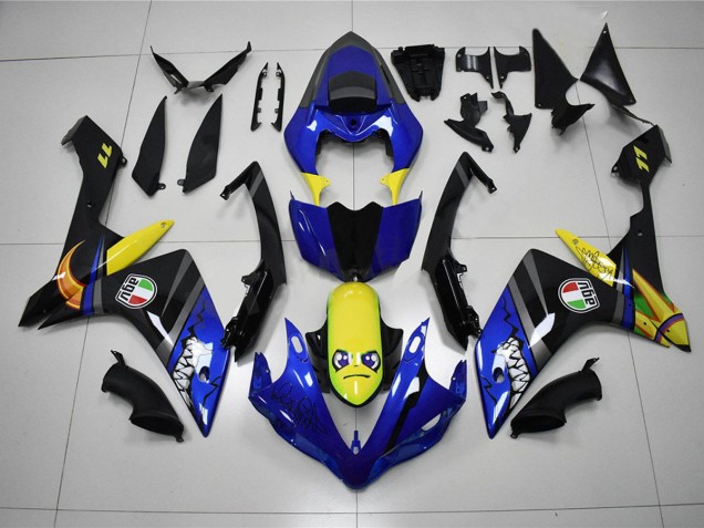 Blue Shark 2007-2008 Yamaha YZF R1 Motorcycle Fairings Blue Shark 2007-2008 Yamaha YZF R1 Motorcycle Fairings