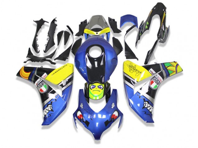 Blue Shark 2008-2011 Honda CBR1000RR Motorcycle Fairings Blue Shark 2008-2011 Honda CBR1000RR Motorcycle Fairings