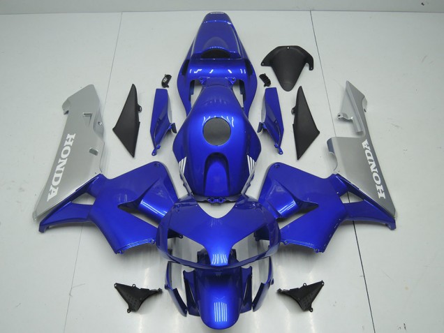 Blue Silver 2003-2004 Honda CBR600RR Motorcycle Fairings Blue Silver 2003-2004 Honda CBR600RR Motorcycle Fairings