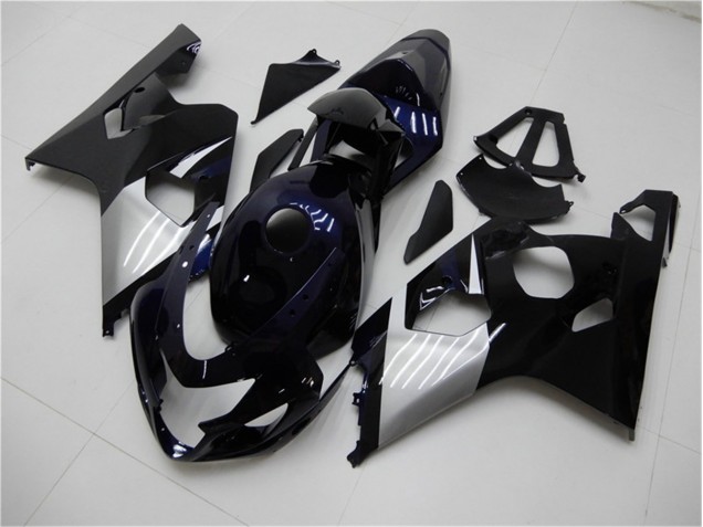 Blue Silver 2004-2005 Suzuki GSXR 600/750 Motorcycle Fairings Blue Silver 2004-2005 Suzuki GSXR 600/750 Motorcycle Fairings