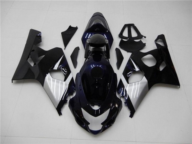 Blue Silver 2004-2005 Suzuki GSXR 600/750 Motorcycle Fairings Blue Silver 2004-2005 Suzuki GSXR 600/750 Motorcycle Fairings