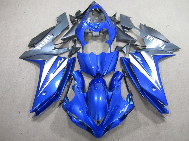 Blue Silver 2007-2008 Yamaha YZF R1 Motorcycle Fairings Blue Silver 2007-2008 Yamaha YZF R1 Motorcycle Fairings