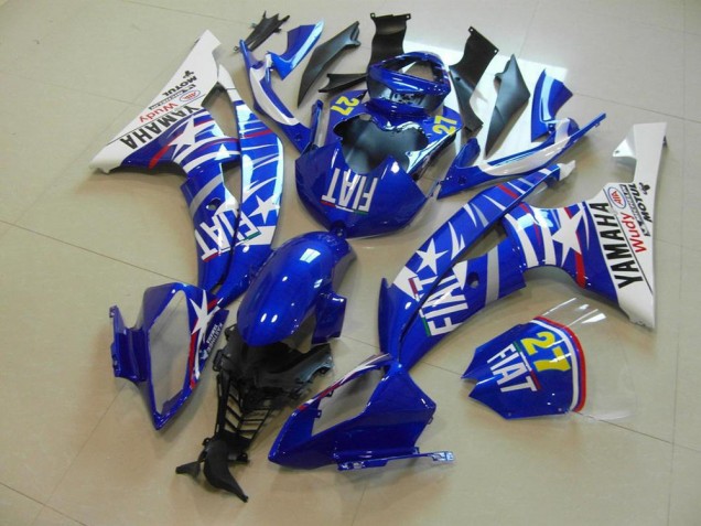Blue Star Fiat 2008-2016 Yamaha YZF R6 Motorcycle Fairings Blue Star Fiat 2008-2016 Yamaha YZF R6 Motorcycle Fairings
