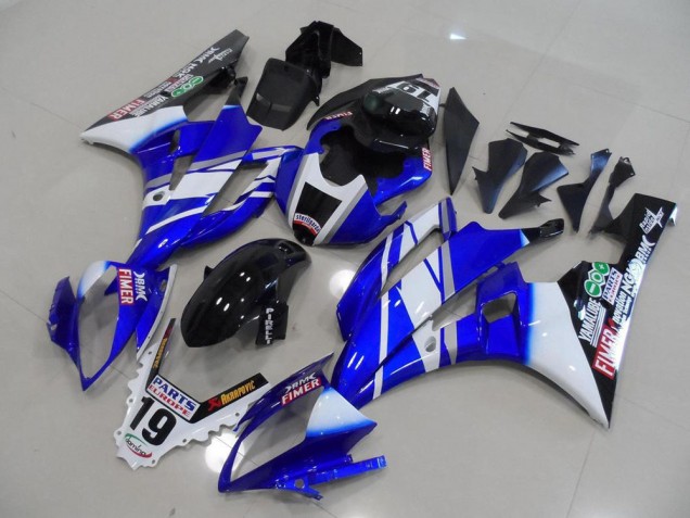 Blue Sterilgarda 2006-2007 Yamaha YZF R6 Motorcycle Fairings Blue Sterilgarda 2006-2007 Yamaha YZF R6 Motorcycle Fairings