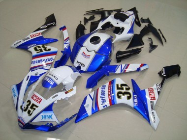 Blue Stickers 2007-2008 Yamaha YZF R1 Motorcycle Fairings