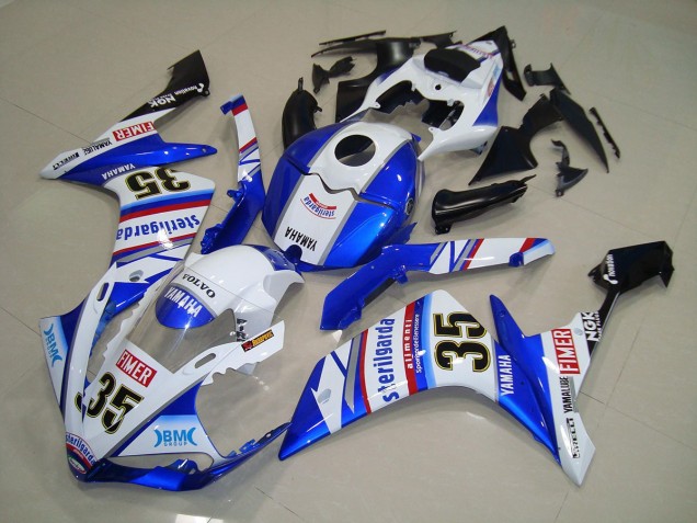 Blue Stickers 2007-2008 Yamaha YZF R1 Motorcycle Fairings Blue Stickers 2007-2008 Yamaha YZF R1 Motorcycle Fairings
