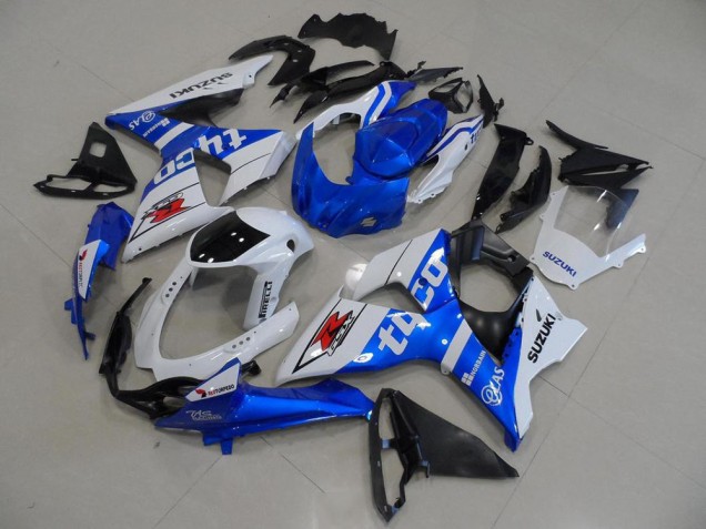 Blue Tyco 2009-2016 Suzuki GSXR 1000 Motorcycle Bodywork Blue Tyco 2009-2016 Suzuki GSXR 1000 Motorcycle Bodywork