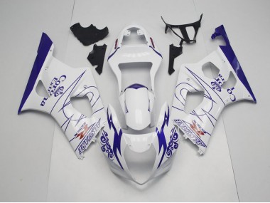 Blue Whie Corona 2003-2004 Suzuki GSXR 1000 Motorcycle Fairings