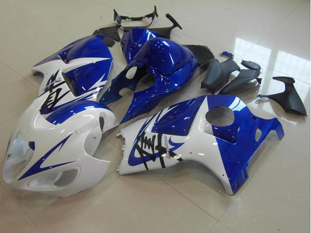 Blue White 1996-2007 Suzuki GSXR 1300 Hayabusa Motorcycle Fairings Blue White 1996-2007 Suzuki GSXR 1300 Hayabusa Motorcycle Fairings