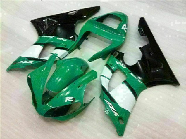 Green 2000-2001 Yamaha YZF R1 Motorcycle Fairing Green 2000-2001 Yamaha YZF R1 Motorcycle Fairing