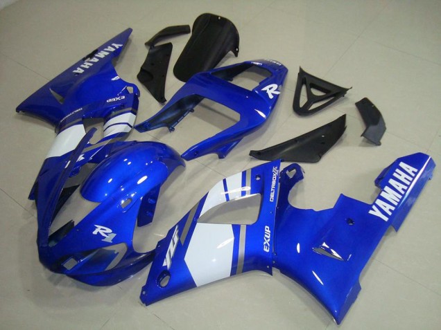 Blue White 2000-2001 Yamaha YZF R1 Motorcycle Fairing Blue White 2000-2001 Yamaha YZF R1 Motorcycle Fairing
