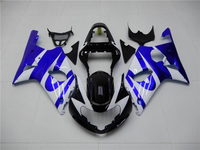 Blue White 2000-2002 Suzuki GSXR 1000 Motorcycle Fairings Blue White 2000-2002 Suzuki GSXR 1000 Motorcycle Fairings