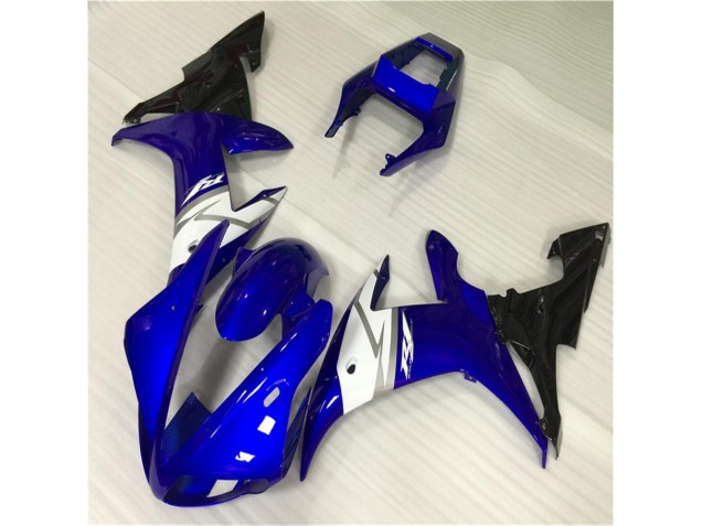 Blue White 2002-2003 Yamaha YZF R1 Motorcycle Bodywork