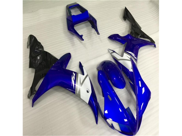Blue White 2002-2003 Yamaha YZF R1 Motorcycle Bodywork