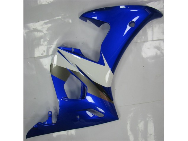 Blue White 2003-2005 Yamaha YZF R6 Motorcycle Bodywork Blue White 2003-2005 Yamaha YZF R6 Motorcycle Bodywork