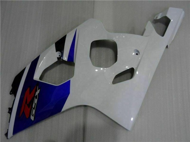 Blue White 2004-2005 Suzuki GSXR 600/750 Motorcycle Bodywork Blue White 2004-2005 Suzuki GSXR 600/750 Motorcycle Bodywork