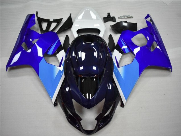 Blue White 2004-2005 Suzuki GSXR 600/750 Motorcycle Fairings Blue White 2004-2005 Suzuki GSXR 600/750 Motorcycle Fairings