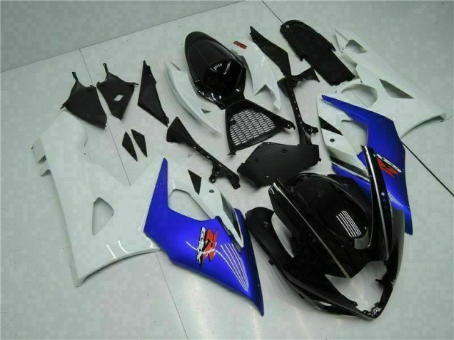 Blue White 2005-2006 Suzuki GSXR 1000 Motorcycle Fairing Blue White 2005-2006 Suzuki GSXR 1000 Motorcycle Fairing