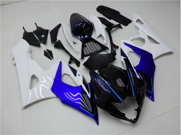 Blue White 2005-2006 Suzuki GSXR 1000 Motorcycle Fairings Blue White 2005-2006 Suzuki GSXR 1000 Motorcycle Fairings
