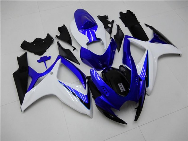 Blue White 2006-2007 Suzuki GSXR 600/750 Motorcycle Fairing Kits Blue White 2006-2007 Suzuki GSXR 600/750 Motorcycle Fairing Kits