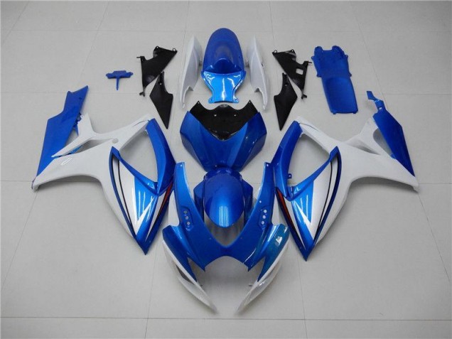 Blue White 2006-2007 Suzuki GSXR 600/750 Motorcycle Fairing Blue White 2006-2007 Suzuki GSXR 600/750 Motorcycle Fairing