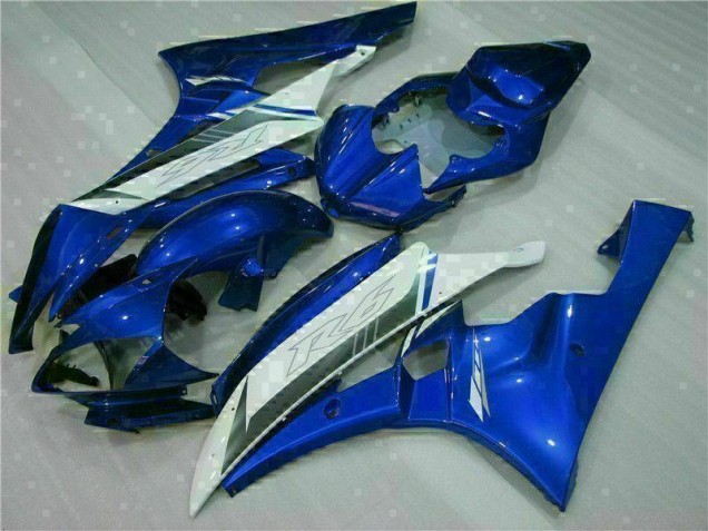 Blue White 2006-2007 Yamaha YZF R6 Motorcycle Fairing Blue White 2006-2007 Yamaha YZF R6 Motorcycle Fairing