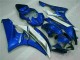 Blue White 2006-2007 Yamaha YZF R6 Motorcycle Fairing Blue White 2006-2007 Yamaha YZF R6 Motorcycle Fairing