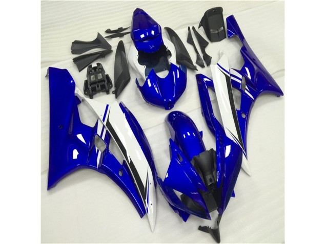 Blue White 2006-2007 Yamaha YZF R6 Motorcycle Fairings Blue White 2006-2007 Yamaha YZF R6 Motorcycle Fairings