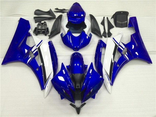 Blue White 2006-2007 Yamaha YZF R6 Motorcycle Fairings Blue White 2006-2007 Yamaha YZF R6 Motorcycle Fairings
