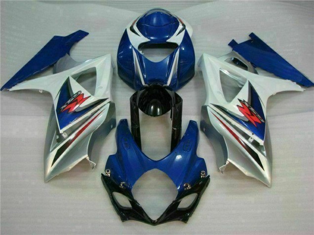 Blue White 2007-2008 Suzuki GSXR 1000 Full Motorcycle Fairing Kits Blue White 2007-2008 Suzuki GSXR 1000 Full Motorcycle Fairing Kits