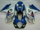 Blue White 2007-2008 Suzuki GSXR 1000 Full Motorcycle Fairing Kits Blue White 2007-2008 Suzuki GSXR 1000 Full Motorcycle Fairing Kits