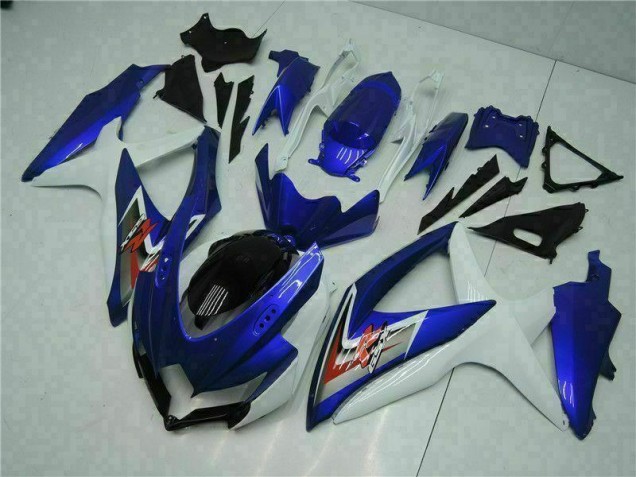 Blue White 2008-2010 Suzuki GSXR 600/750 Full Motorcycle Fairing Kits Blue White 2008-2010 Suzuki GSXR 600/750 Full Motorcycle Fairing Kits