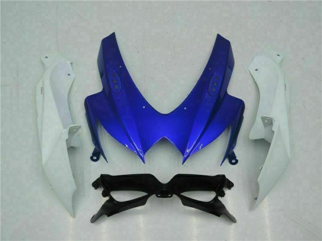 Blue White 2008-2010 Suzuki GSXR 600/750 Motorcycle Fairing Kits