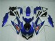 Blue White 2008-2010 Suzuki GSXR 600/750 Motorcycle Fairing Kits