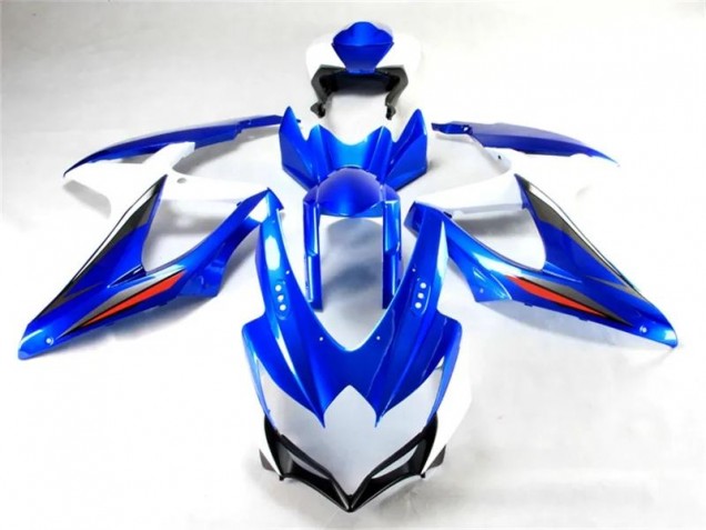 Blue White 2008-2010 Suzuki GSXR 600/750 Motorcycle Fairing Blue White 2008-2010 Suzuki GSXR 600/750 Motorcycle Fairing