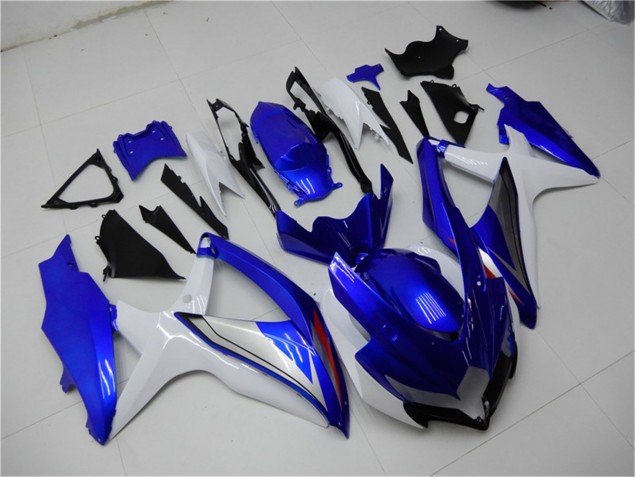 Blue White 2008-2010 Suzuki GSXR 600/750 Motorcycle Fairings Blue White 2008-2010 Suzuki GSXR 600/750 Motorcycle Fairings