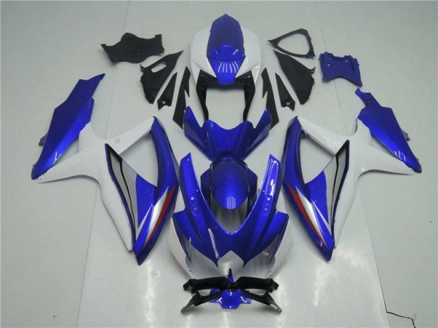 Blue White 2008-2010 Suzuki GSXR 600/750 Motorcycle Fairings Blue White 2008-2010 Suzuki GSXR 600/750 Motorcycle Fairings