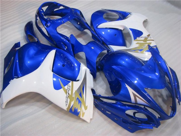 Blue White 2008-2019 Suzuki GSXR 1300 Hayabusa Motorcycle Bodywork Blue White 2008-2019 Suzuki GSXR 1300 Hayabusa Motorcycle Bodywork